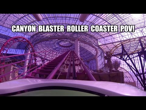 Canyon Blaster Roller Coaster POV Adventuredome Las Vegas